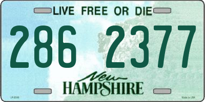 NH license plate 2862377