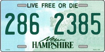 NH license plate 2862385