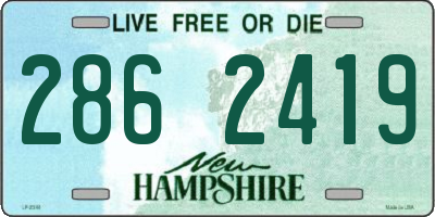 NH license plate 2862419