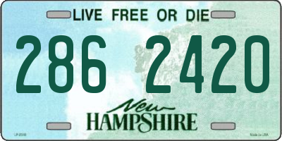NH license plate 2862420