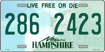 NH license plate 2862423