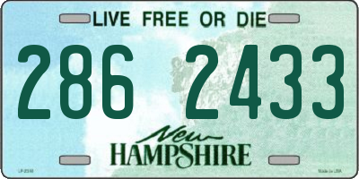 NH license plate 2862433