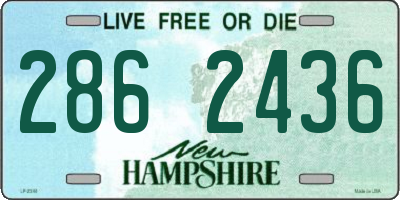 NH license plate 2862436