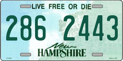 NH license plate 2862443
