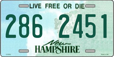 NH license plate 2862451