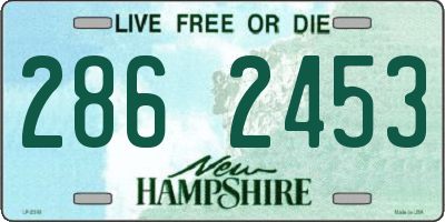 NH license plate 2862453