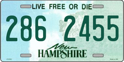 NH license plate 2862455