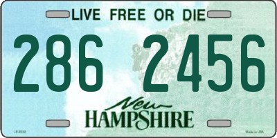 NH license plate 2862456