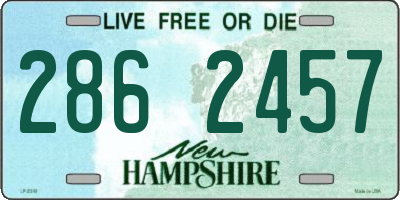 NH license plate 2862457