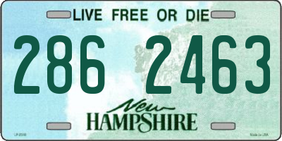 NH license plate 2862463