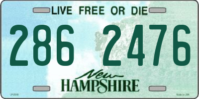 NH license plate 2862476
