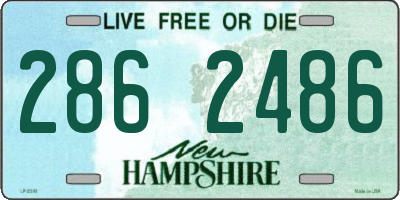 NH license plate 2862486