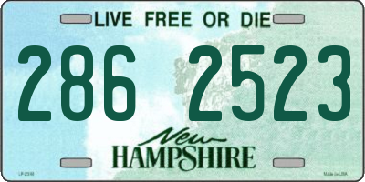 NH license plate 2862523