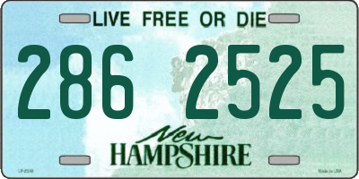 NH license plate 2862525