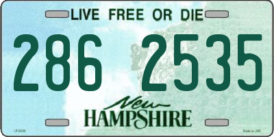 NH license plate 2862535