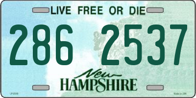 NH license plate 2862537