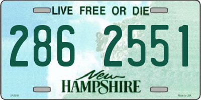 NH license plate 2862551