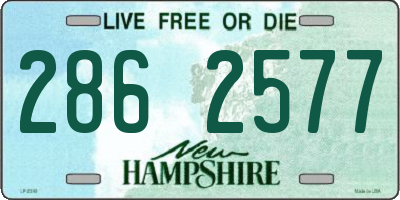 NH license plate 2862577