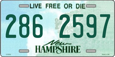NH license plate 2862597
