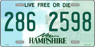 NH license plate 2862598