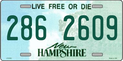 NH license plate 2862609