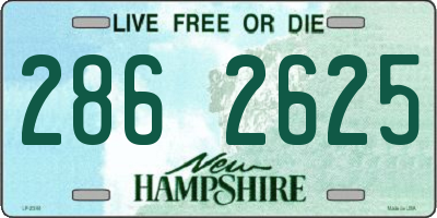 NH license plate 2862625