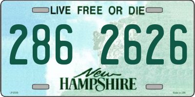 NH license plate 2862626