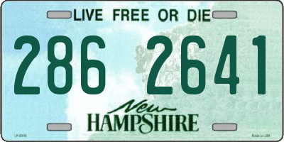 NH license plate 2862641