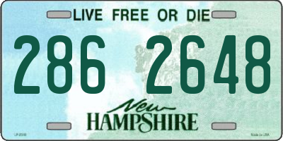 NH license plate 2862648