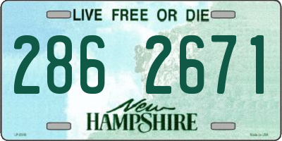 NH license plate 2862671