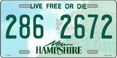 NH license plate 2862672