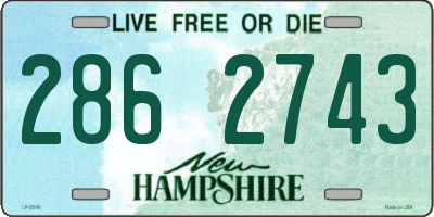 NH license plate 2862743