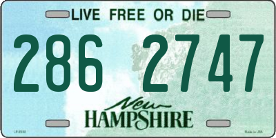 NH license plate 2862747