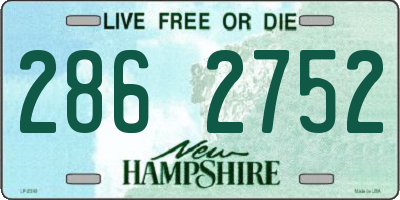 NH license plate 2862752