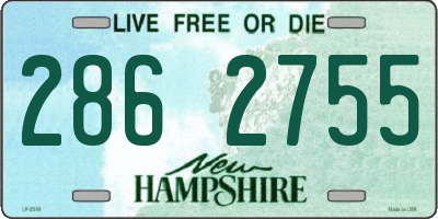 NH license plate 2862755