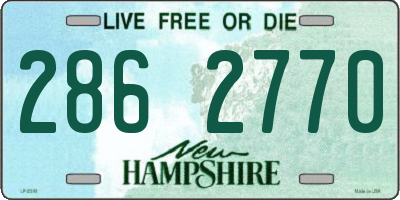 NH license plate 2862770