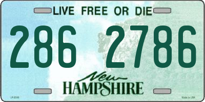 NH license plate 2862786