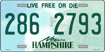 NH license plate 2862793