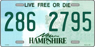 NH license plate 2862795