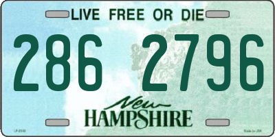 NH license plate 2862796