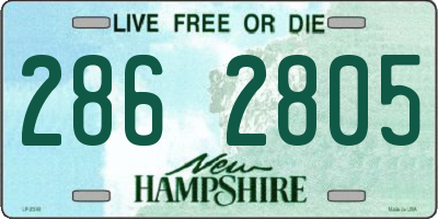 NH license plate 2862805