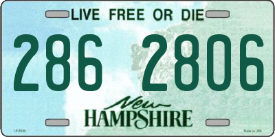 NH license plate 2862806