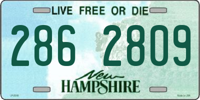 NH license plate 2862809