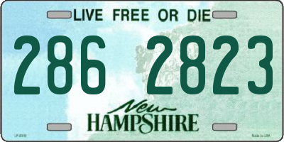 NH license plate 2862823