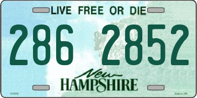 NH license plate 2862852