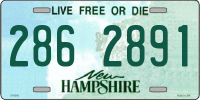 NH license plate 2862891