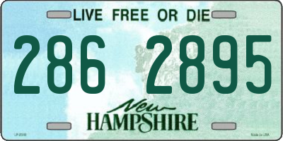 NH license plate 2862895