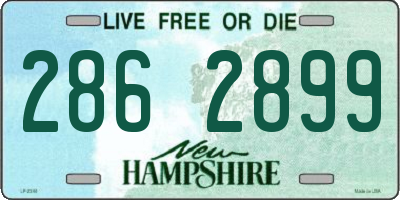 NH license plate 2862899