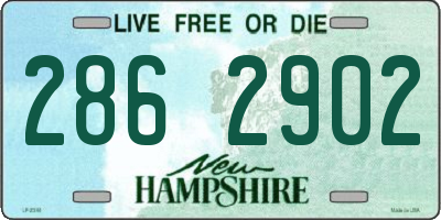NH license plate 2862902