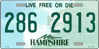 NH license plate 2862913